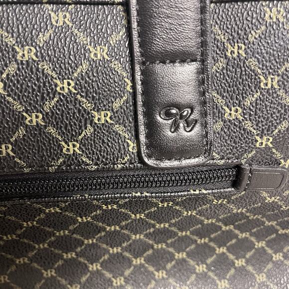 Rioni Chelsea Black Leather Purse Shoulder Bag Organizer Handbag Italian $290 - Picture 16 of 16